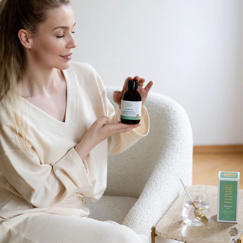 Elixiré Bye Bye Fat — hero kompozicija