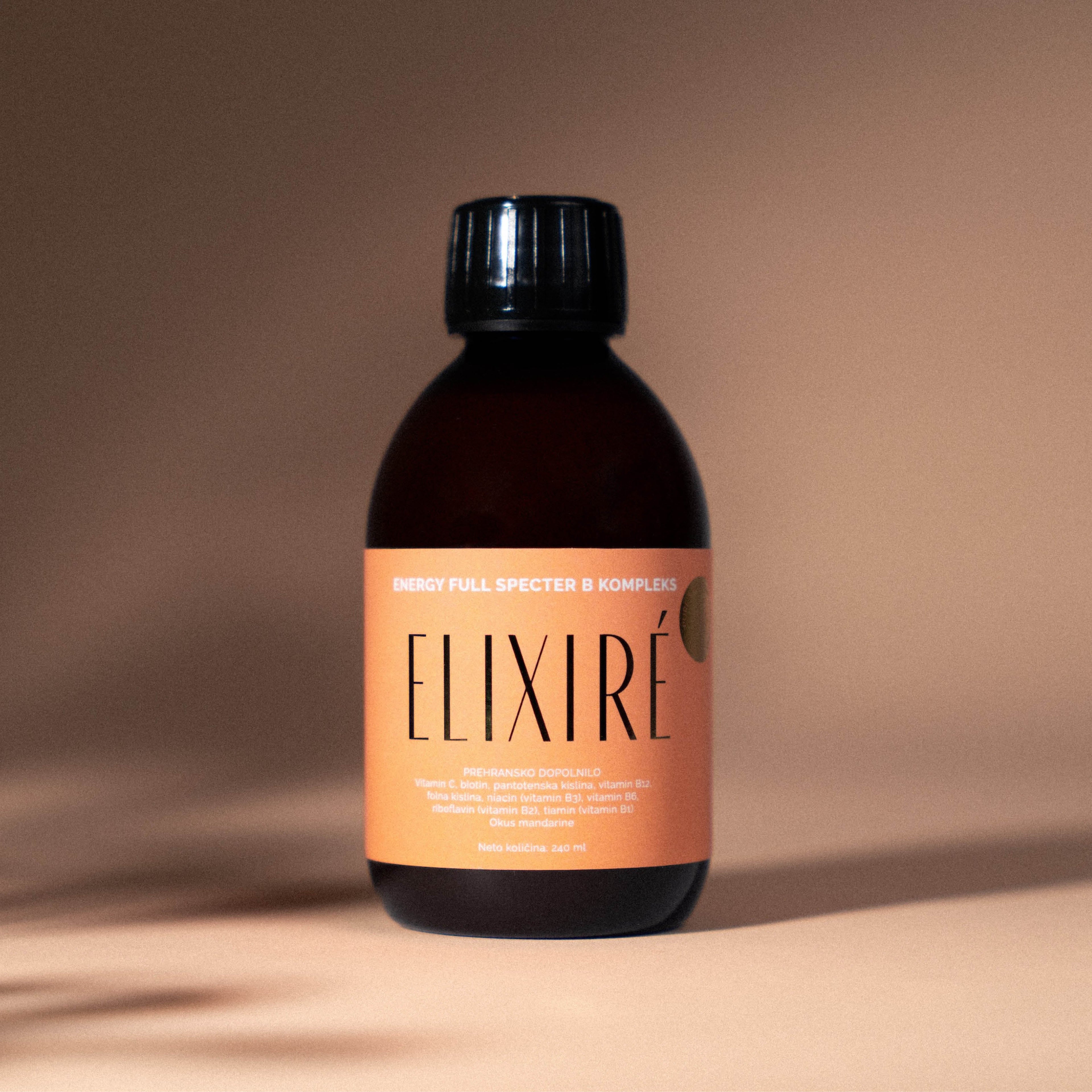 Steklenička Elixiré Liposomski B Kompleks 240 ml