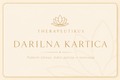 Darilna kartica Therapeutikus - gold lotos design